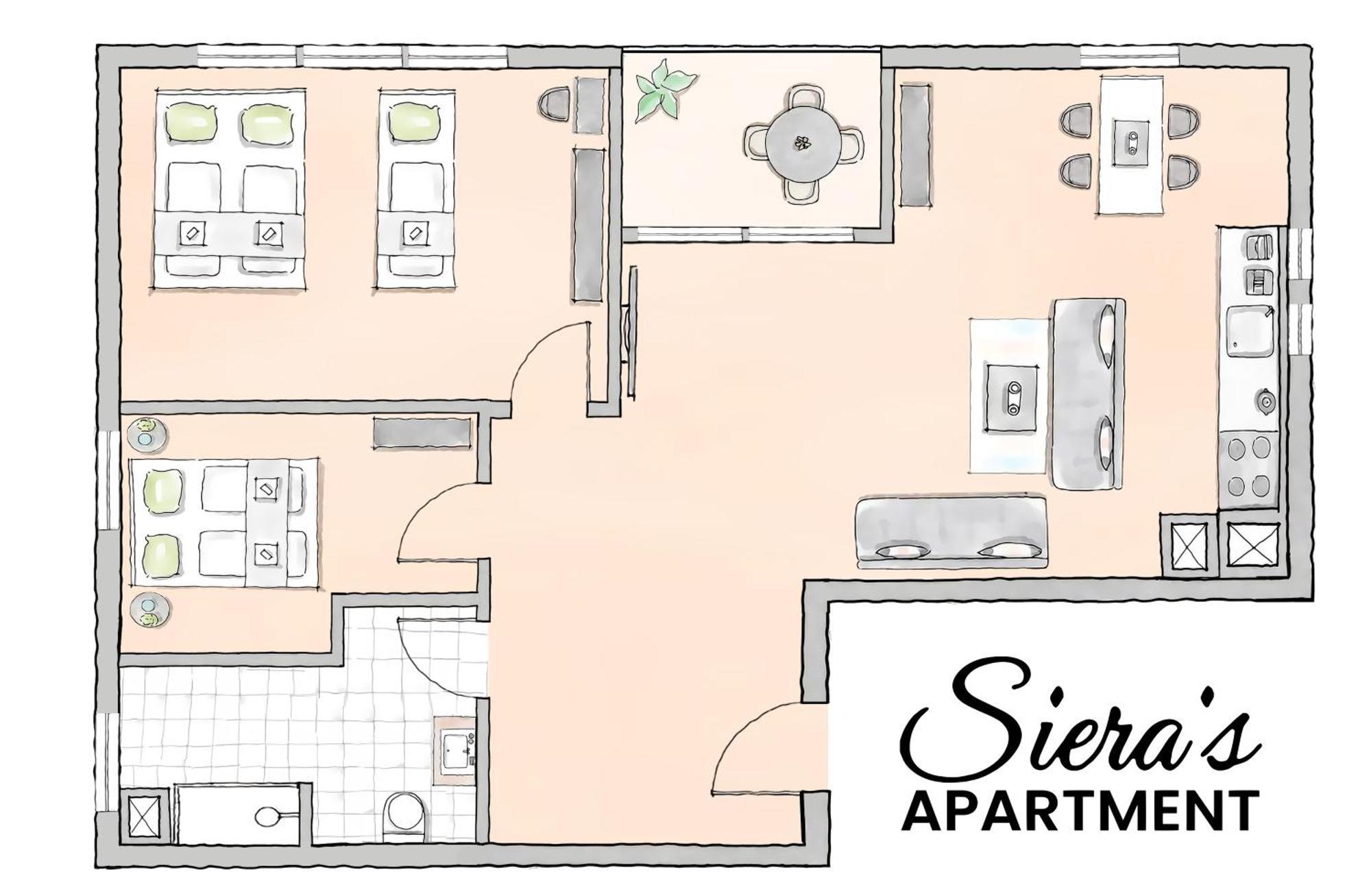 Siera'S Apartment Pristina Esterno foto